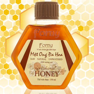 Mật ong tươi đa hoa 150ml mat ong da hoa 150 400x400 - Mật ong tươi đa hoa 150ml