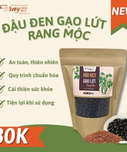 dauden-rangmoc Đậu đen gạo lứt rang mộc