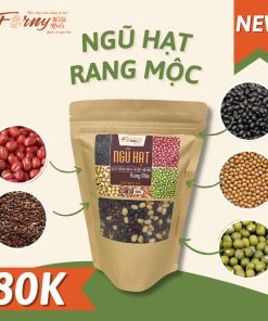 nguhat-rangmoc Trà ngũ hạt rang mộc